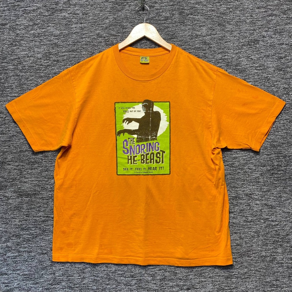 VTG Halloween Its The Thing Shirt XXL Snoring He Beast Horror Monster Graphic
